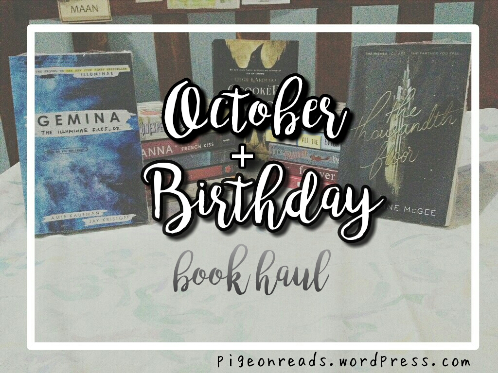 October (+ Birthday) Book Haul